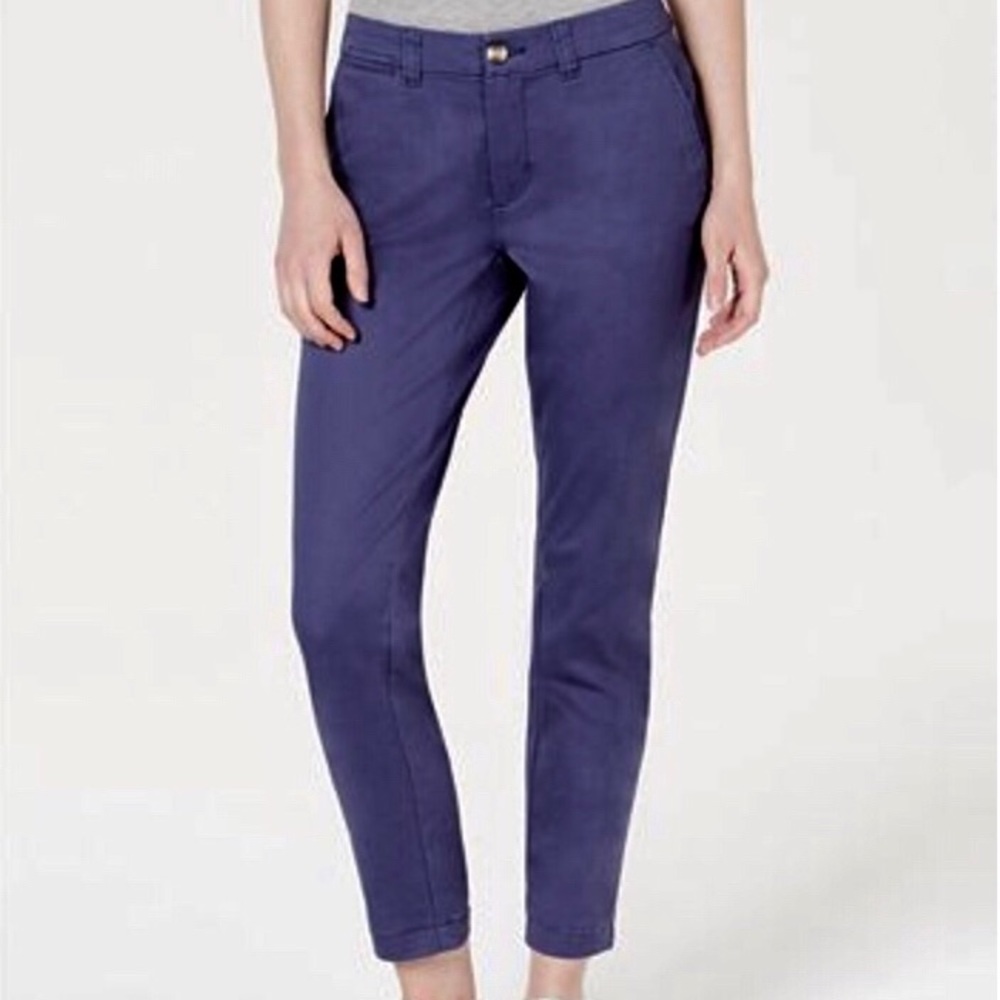 NWT navy essential pant size 10